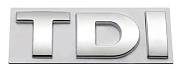 Nápis na kapotu TDI chrom velké