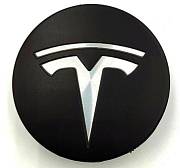Středové krytky kol - pokličky TESLA black
