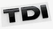 Nápis na kapotu TDI black malé