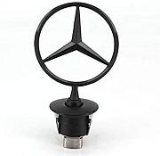Mercedes emblém na přední kapotu - hvězda černá matná