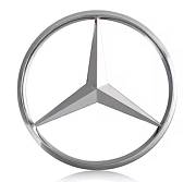 Mercedes emblém na zadní kapotu silver matt 90mm