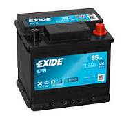 Autobaterie Exide START-STOP EFB EL550 - 55Ah, 12V