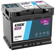Autobaterie Exide START-STOP AGM EK500 - 50Ah, 12V
