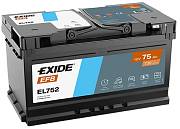 Autobaterie Exide START-STOP EFB EL752 - 75Ah, 12V