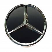 Středové krytky kol - pokličky pro MERCEDES 75 černé