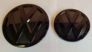VW znak 138+110mm černý MK7,5 - set 2 kusy