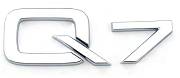Audi znak Q7 - emblem chrom